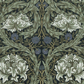 William Morris At Home African Marigold Velvet Fabric Cornflower