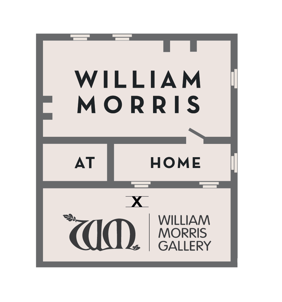 William Morris At Home Willow Fabric Indigo