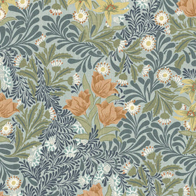 William Morris At Home Bower Fabric Bluebird