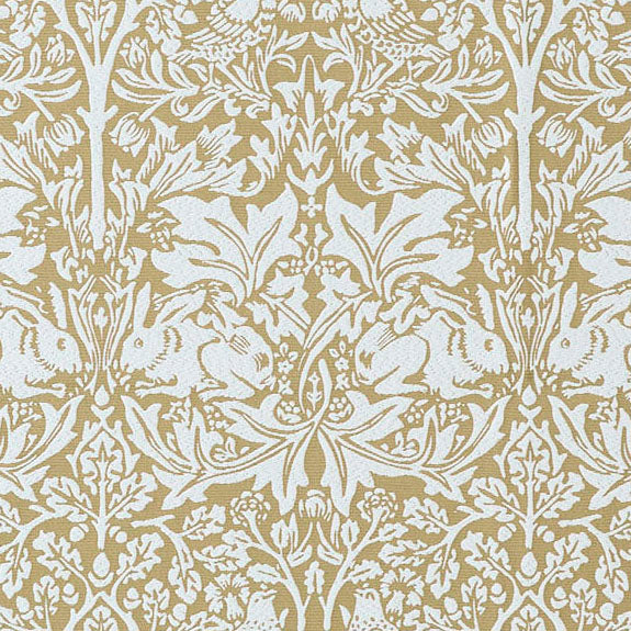 William Morris At Home Brother Rabbit Woven Fabric Honey