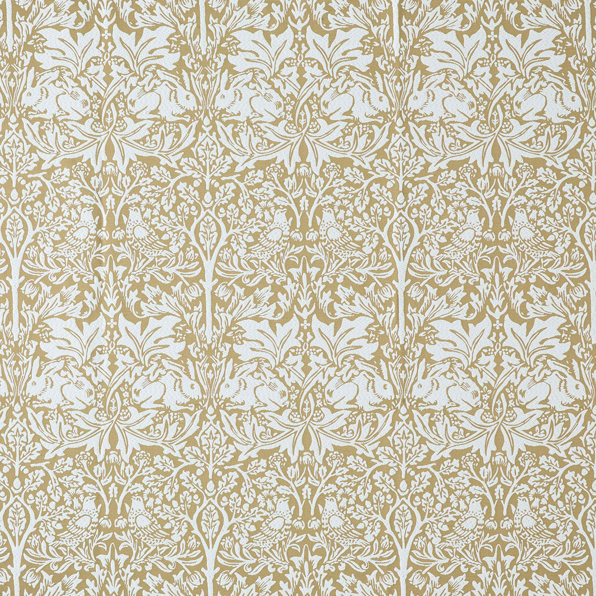 William Morris At Home Brother Rabbit Woven Fabric Honey