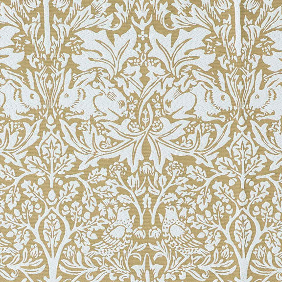 William Morris At Home Brother Rabbit Woven Fabric Honey