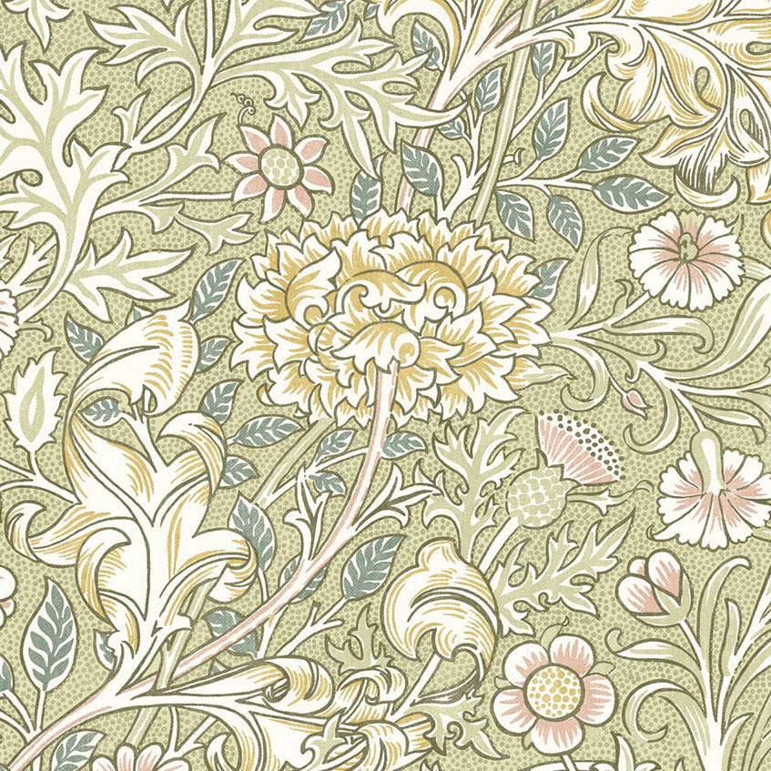 William Morris At Home Double Bough Fabric Apple