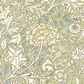 William Morris At Home Double Bough Fabric Apple