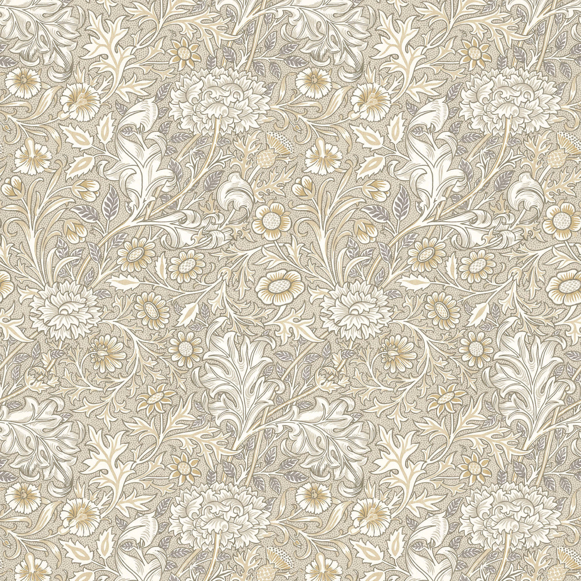 William Morris At Home Double Bough Fabric Barley