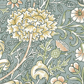 William Morris At Home Double Bough Fabric Bluebird
