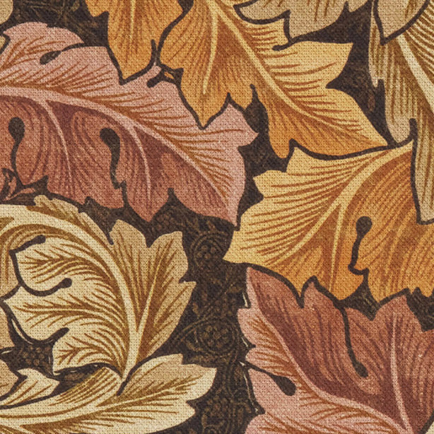 William Morris Acanthus Velvet Made to Measure Roman Blind Acorn