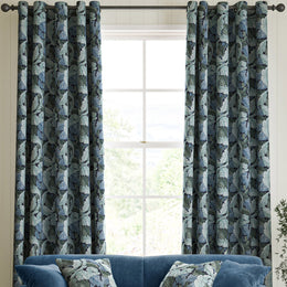 William Morris Acanthus Made to Measure Curtain Indigo