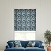 William Morris Acanthus Made to Measure Roman Blind Indigo