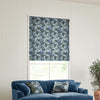 William Morris Acanthus Made to Measure Roman Blind Indigo
