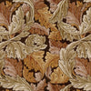 William Morris Acanthus Velvet Made to Measure Roman Blind Acorn