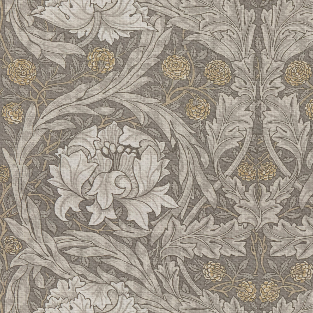 William Morris African Marigold Made to Measure Curtain Limestone