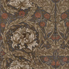 William Morris African Marigold Made to Measure Curtain Walnut
