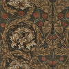 William Morris African Marigold Velvet Made to Measure Curtain Walnut