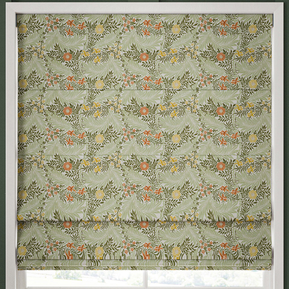William Morris Larkspur Made to Measure Roman Blind Nettle