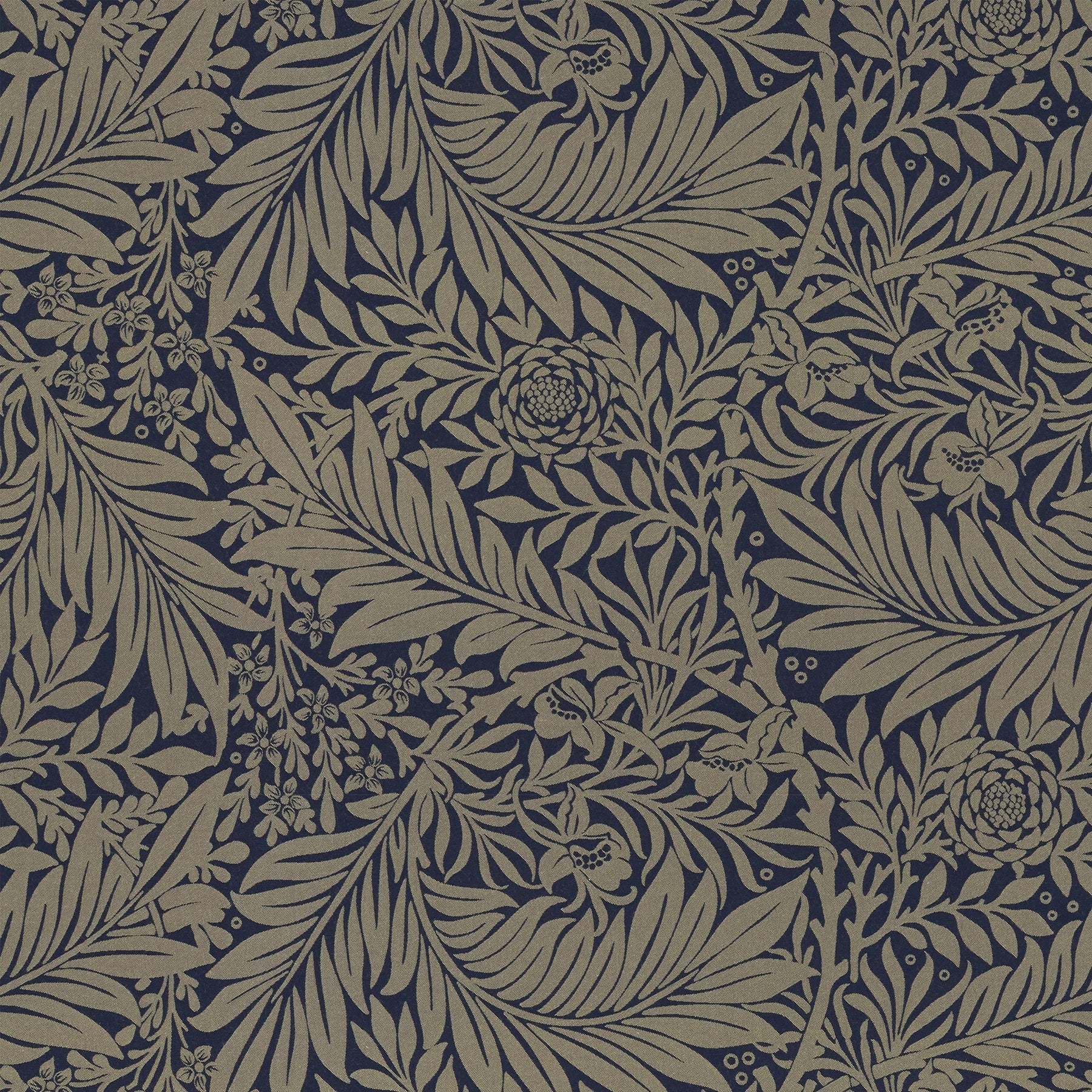 William Morris Larkspur Woven Made to Measure Curtain Indigo