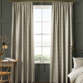 William Morris Larkspur Woven Made to Measure Curtain Limestone