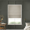 William Morris Larkspur Woven Made to Measure Roman Blind Limestone