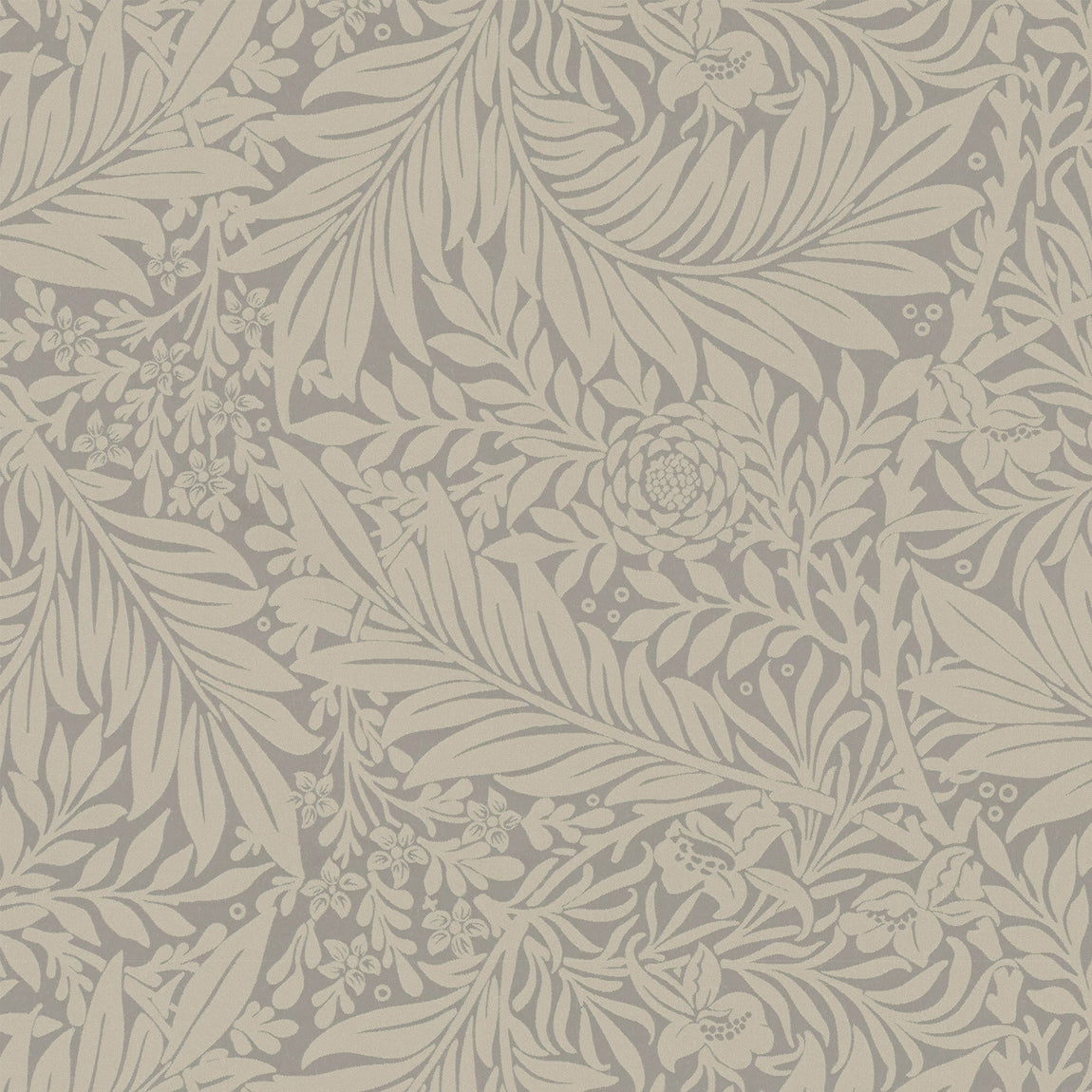 William Morris Larkspur Woven Made to Measure Roman Blind Limestone