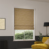 William Morris Larkspur Woven Made to Measure Roman Blind Ochre