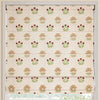 William Morris Lily Flower Embroidery Made to Measure Roman Blind Madder