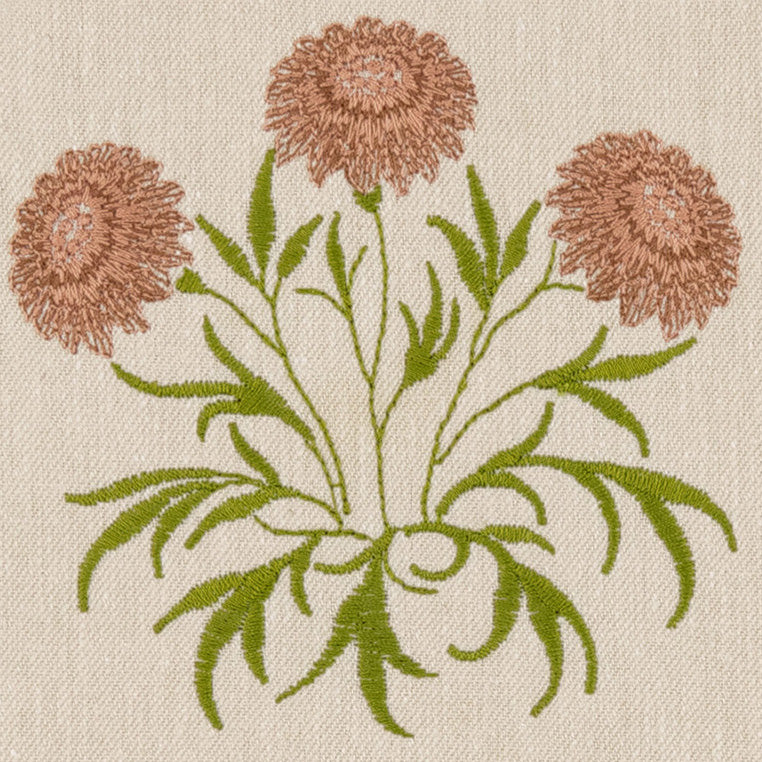 William Morris Lily Flower Embroidery Made to Measure Curtain Nettle