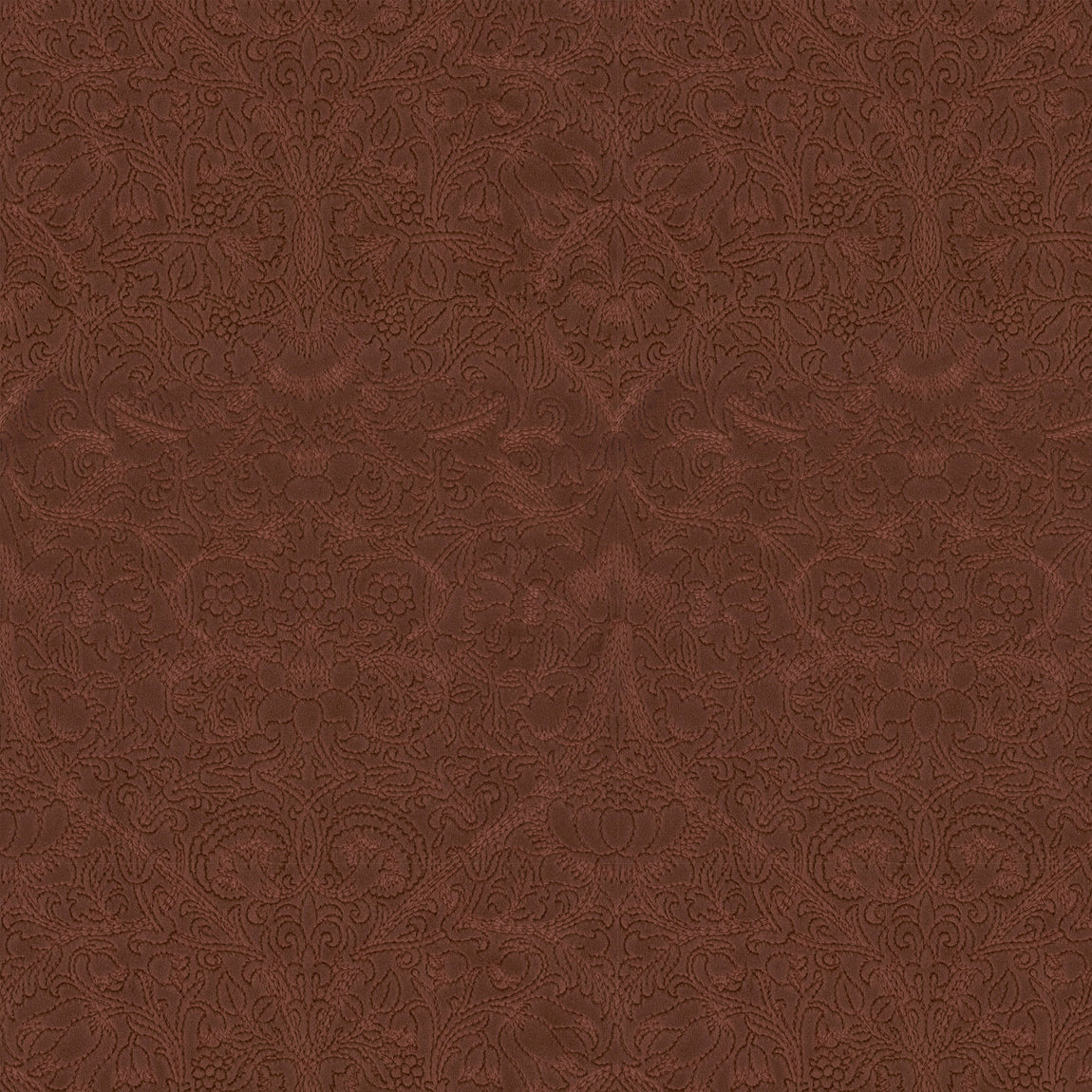 William Morris Lodden Embroidery Made to Measure Roman Blind Clay