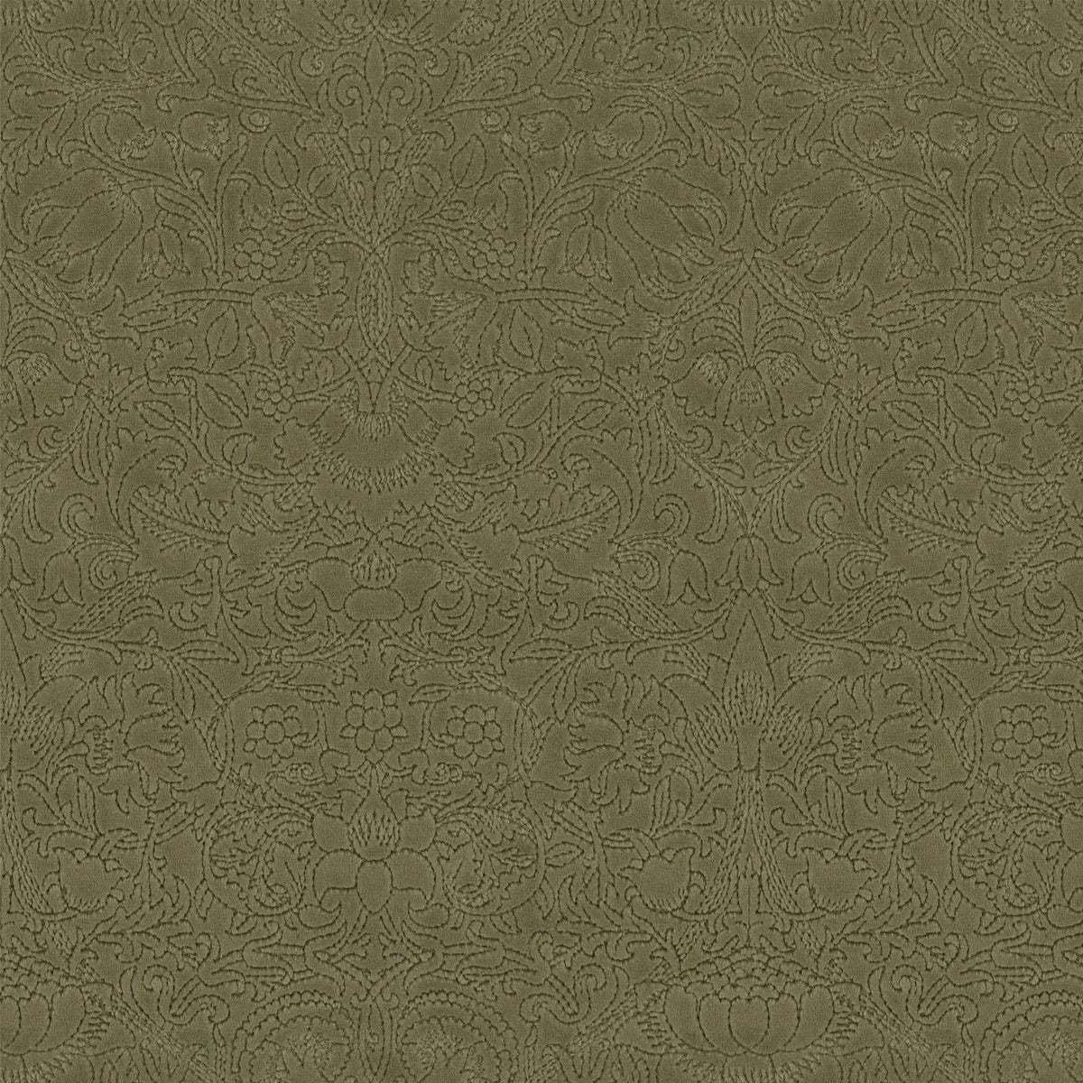William Morris At Home Lodden Embroidery Made to Measure Roman Blind Sage