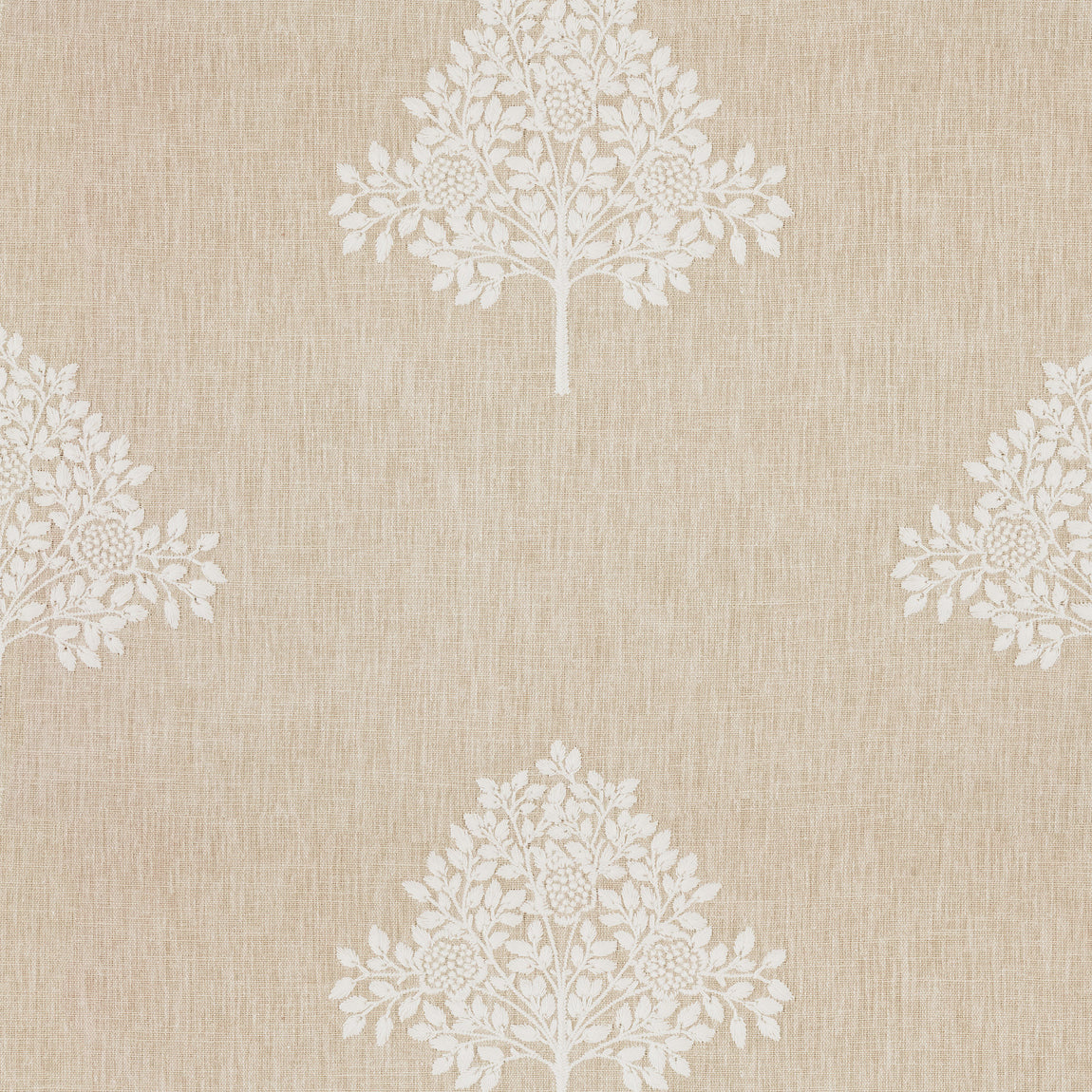 William Morris Marigold Tree Embroidery Made to Measure Roman Blind Chalk