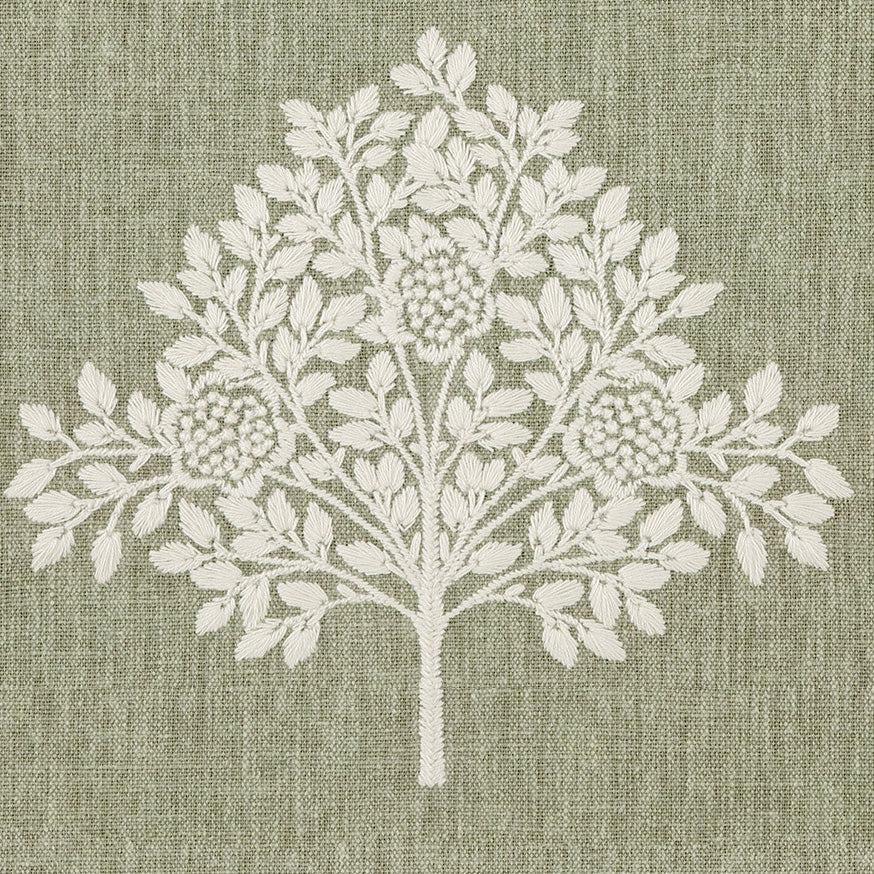 William Morris Marigold Tree Embroidery Made to Measure Roman Blind Nettle