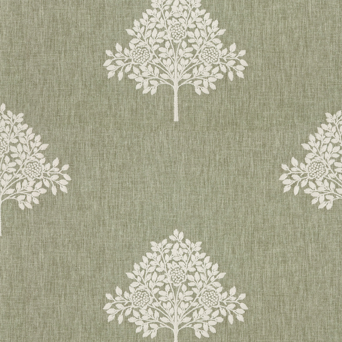William Morris Marigold Tree Embroidery Made to Measure Curtain Nettle