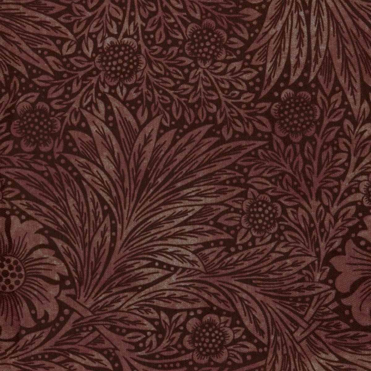 William Morris Marigold Velvet Made to Measure Curtain Berry