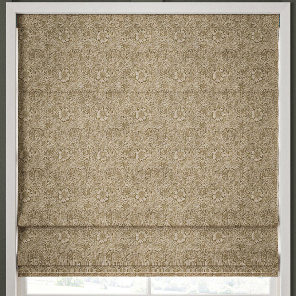 William Morris Marigold Velvet Made to Measure Roman Blind Jute