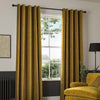 William Morris Marigold Velvet Made to Measure Curtain Ochre