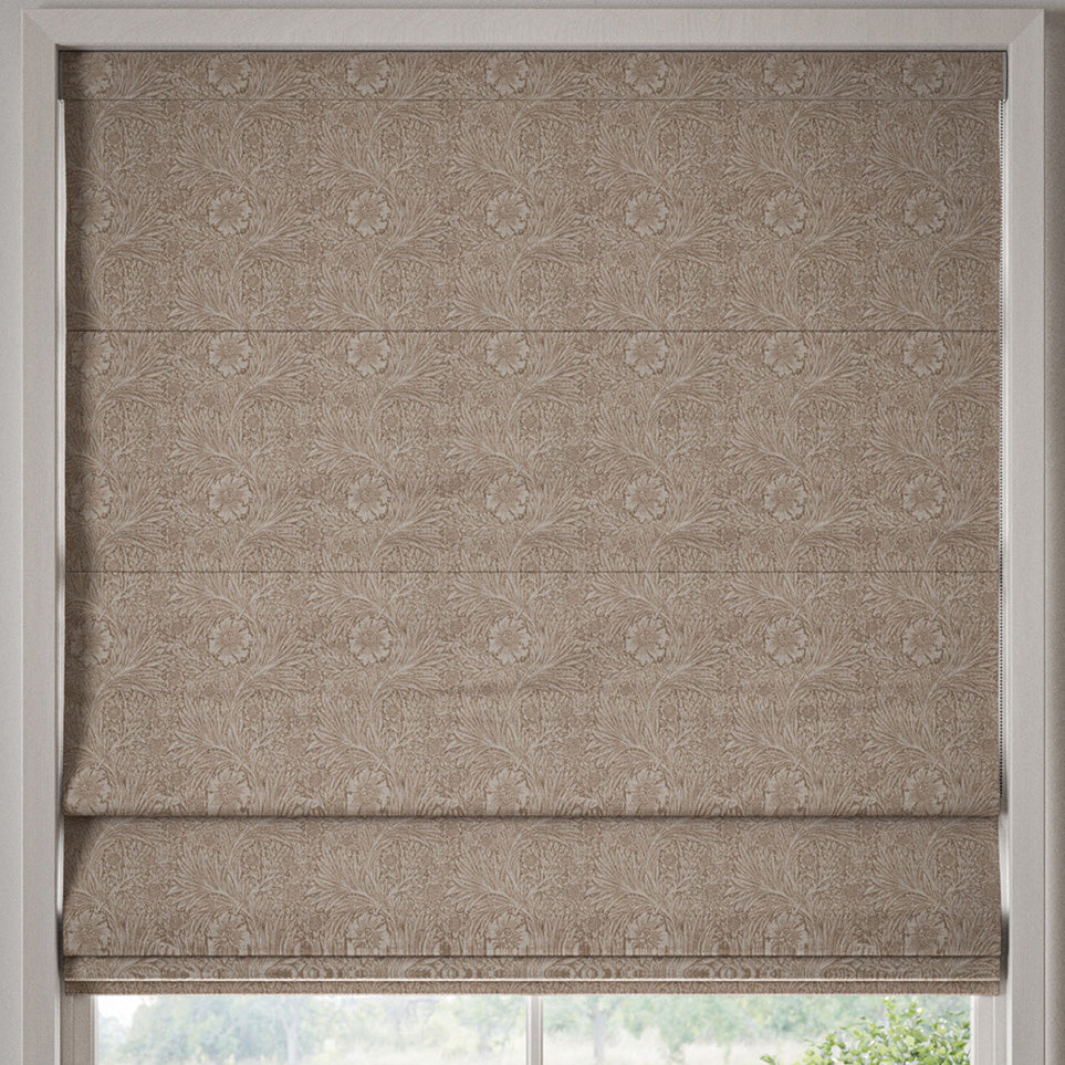 William Morris Marigold Woven Made to Measure Roman Blind Linen