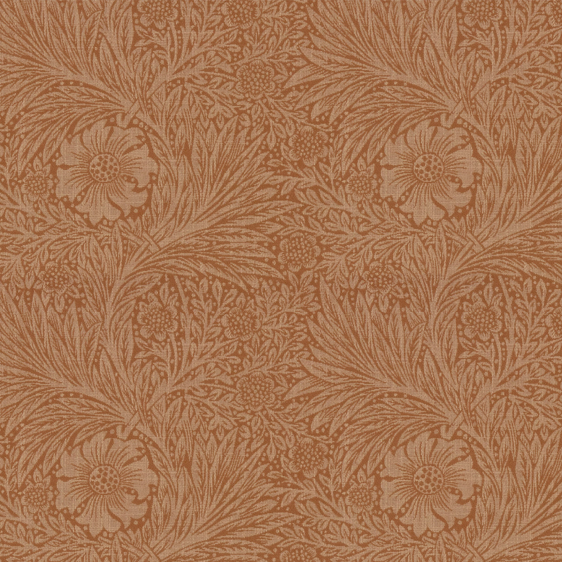 William Morris Marigold Woven Made to Measure Roman Blind Madder