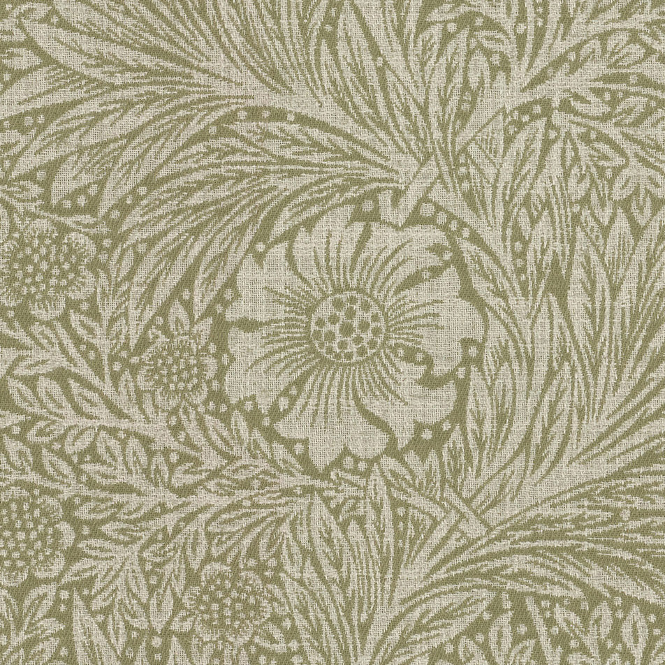 William Morris At Home Marigold Woven Fabric Nettle