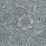 William Morris At Home Marigold Woven Fabric Woad Sample Image