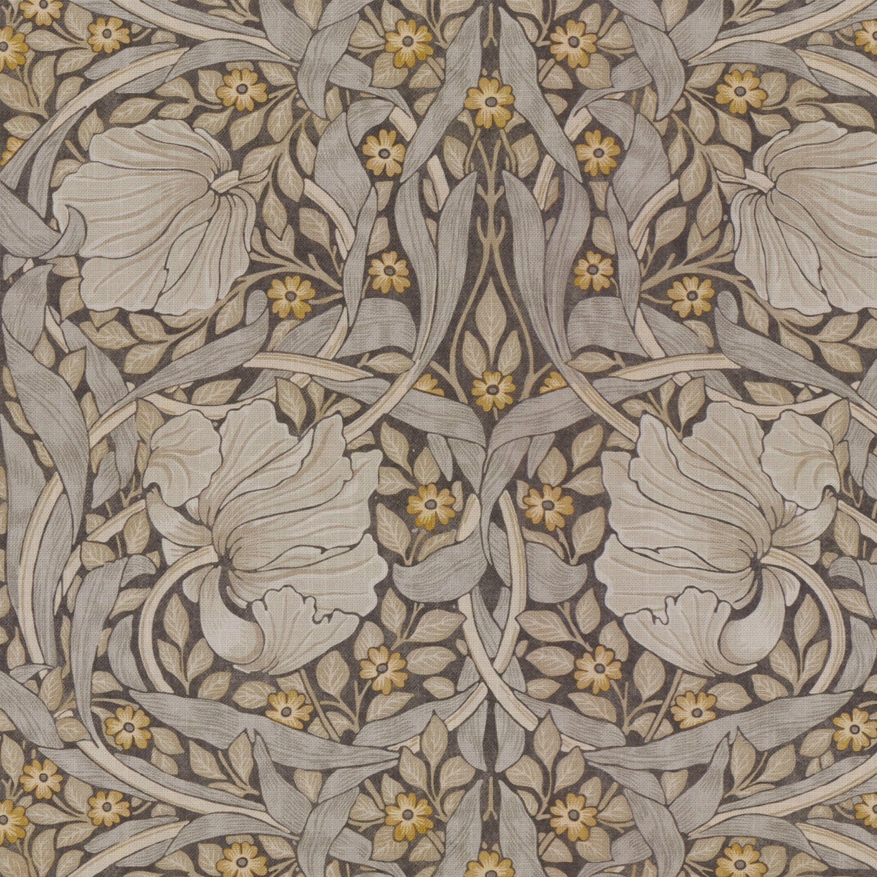 William Morris Pimpernel Made to Measure Roman Blind Flint