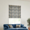 William Morris Pimpernel Made to Measure Roman Blind Indigo