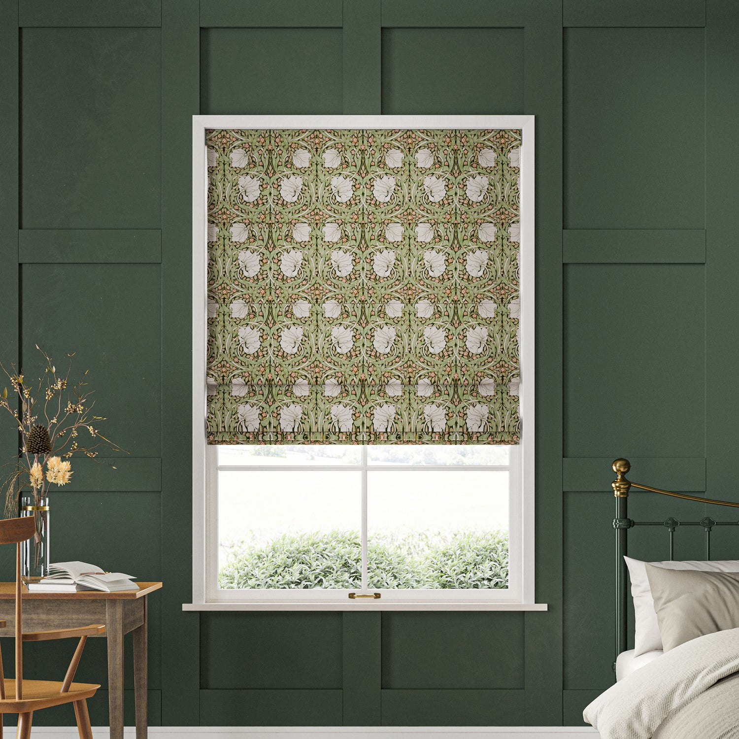 William Morris Pimpernel Made to Measure Roman Blind Nettle