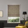 William Morris Pimpernel Velvet Made to Measure Roman Blind Flint