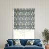 William Morris Pimpernel Velvet Made to Measure Roman Blind Indigo