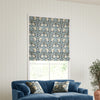 William Morris Pimpernel Velvet Made to Measure Roman Blind Indigo