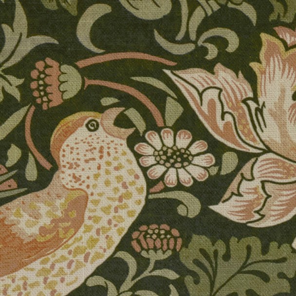 William Morris Strawberry Thief Made to Measure Curtain Nettle