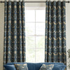 William Morris Strawberry Thief Made to Measure Curtain Woad