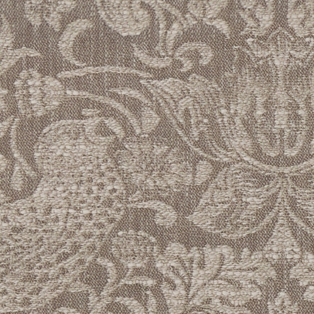 William Morris Strawberry Thief Woven Made to Measure Curtain Limestone