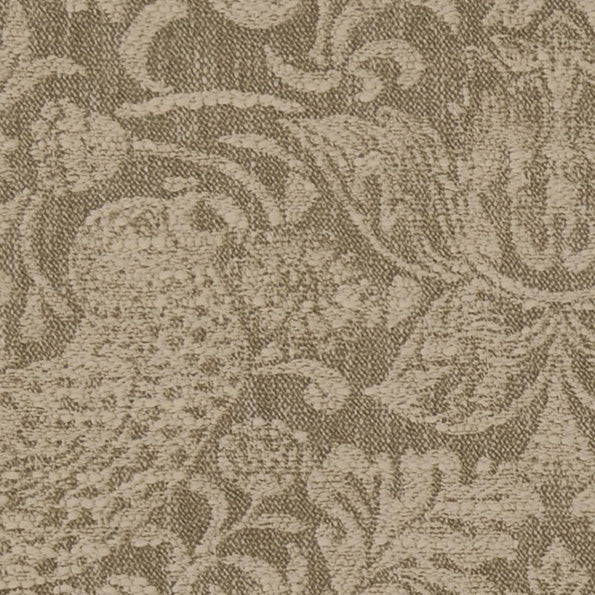 William Morris Strawberry Thief Woven Made to Measure Roman Blind Walnut