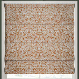 William Morris Sunflower Made to Measure Roman Blind Madder