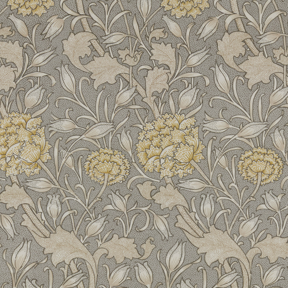 William Morris Wild Tulip Made to Measure Curtain Limestone